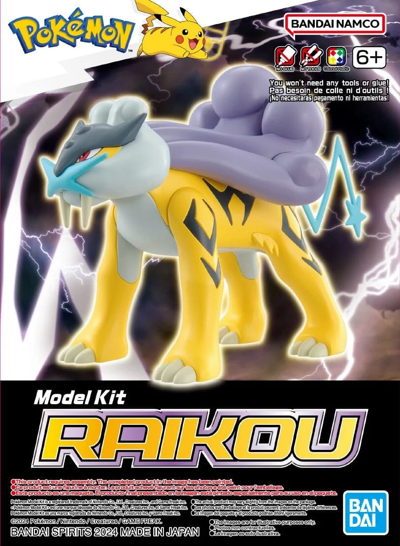Raikou Pokémon Model Kit - Imagen 2