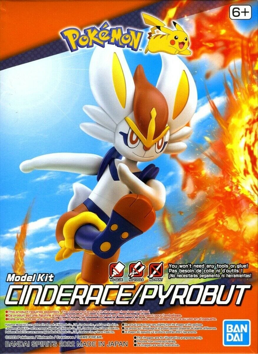 Cinderace Pokémon Model Kit - Imagen 2