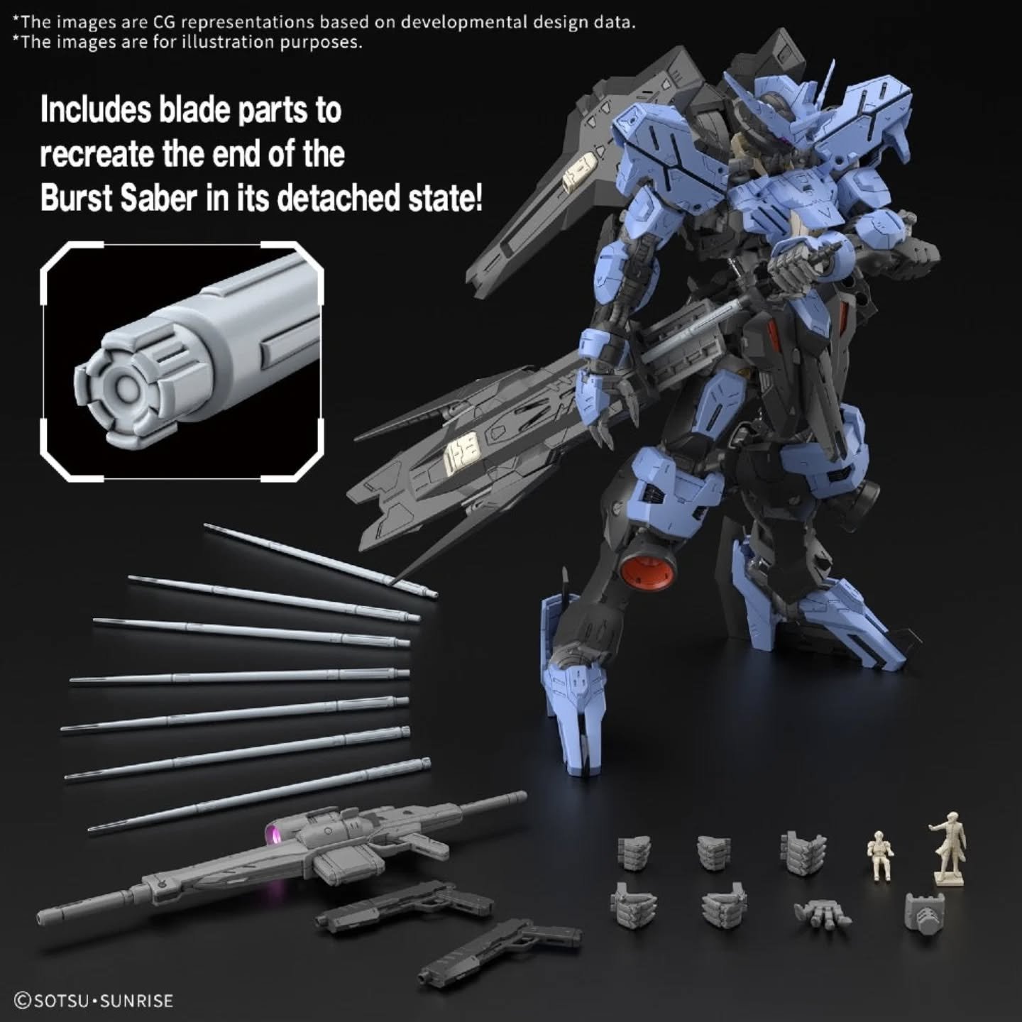 Gundam Vidar ASW-G-XX MG 1/100 - Imagen 7