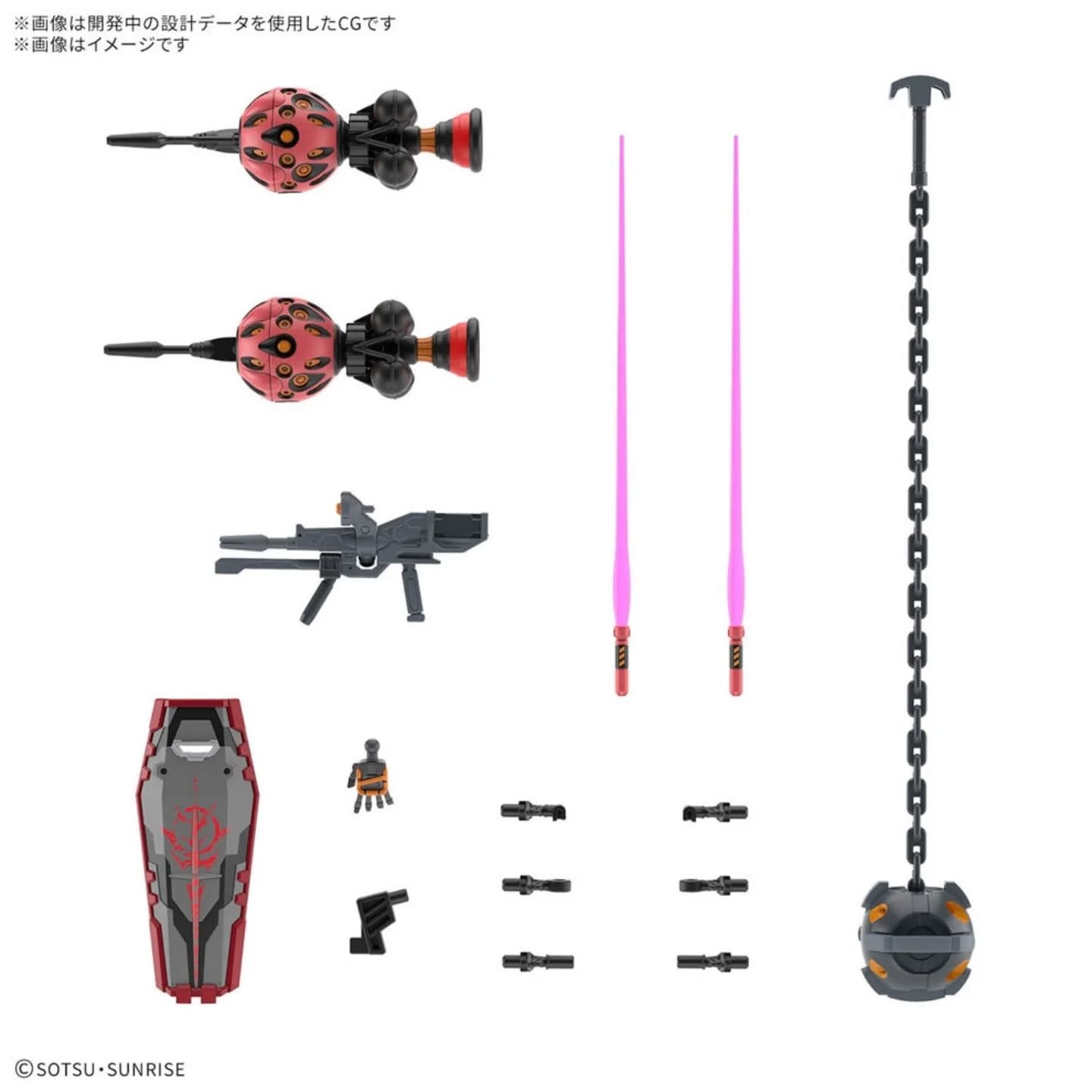 Red Gundam HGGQX #004 1/144 - Imagen 7