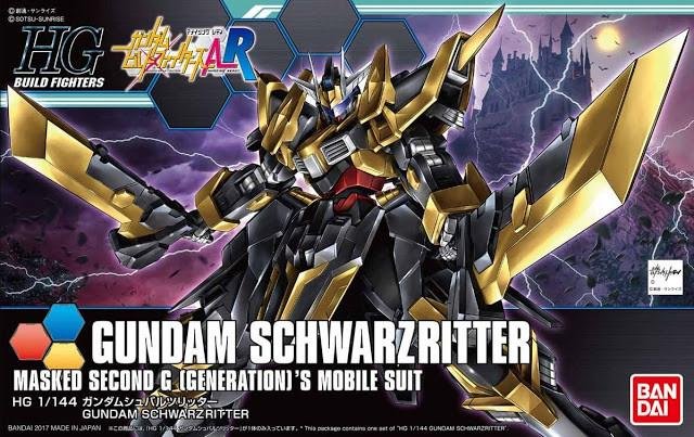 Gundam Schwarzritter HGBF #055 1/144 - Imagen 2